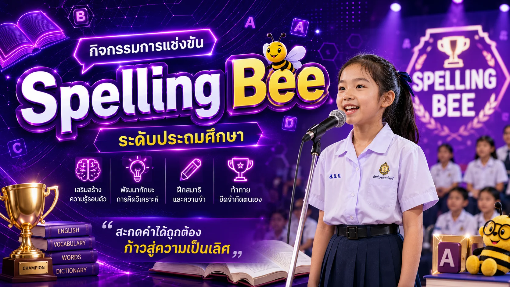 การแข่งขัน Spelling Bee (สะกดคำ)