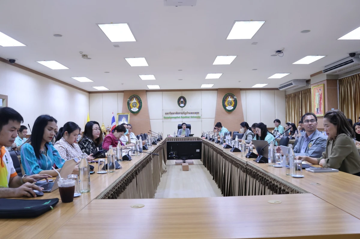 การดำเนินงานขับเคลื่อนคุณธรรมและความโปร่งใสภายในหน่วยงานภาครัฐ (ITA) มหาวิทยาลัยราชภัฏกำแพงเพชร ผู้ช่วยศาสตราจารย์ ดร.ขวัญดาว แจ่มแจ้ง รองอธิการบดีฝ่ายวางแผนพัฒนาและประกันคุณภาพการศึกษา